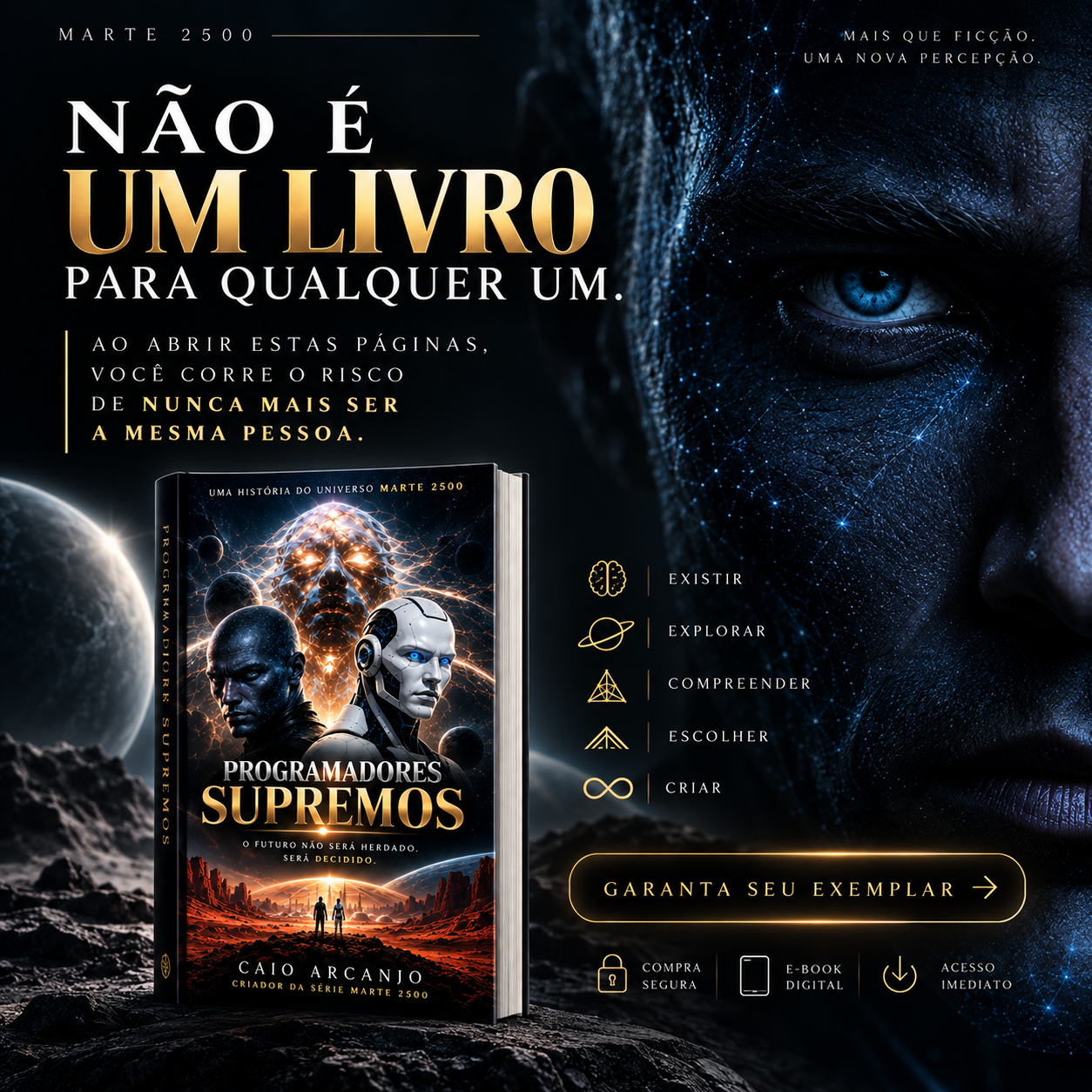 Anúncio do ebook Programadores Supremos — garanta seu exemplar